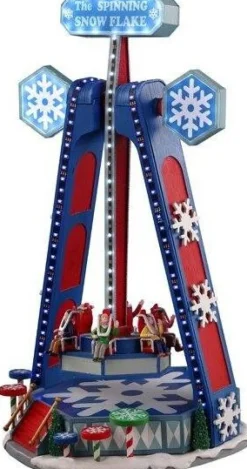 Lemax Carnival kersthuisje the spinning snowflake D 21,5 H 38 cm