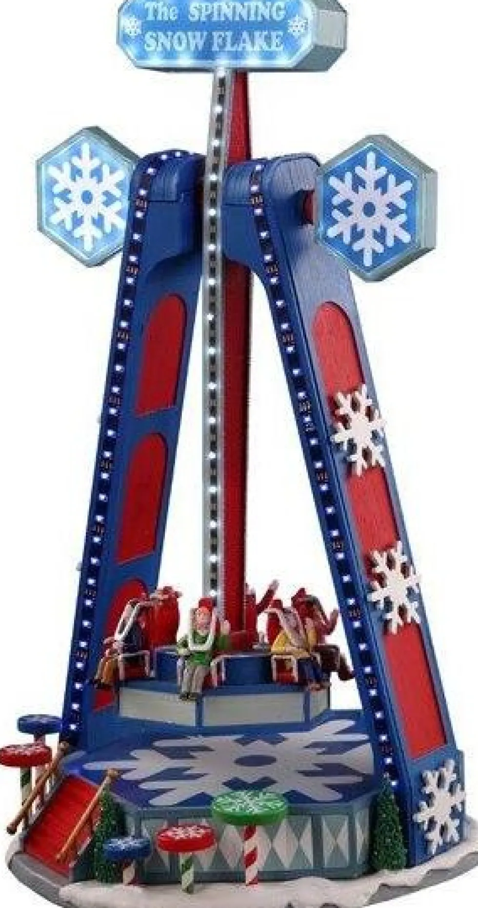 Lemax Carnival kersthuisje the spinning snowflake D 21,5 H 38 cm