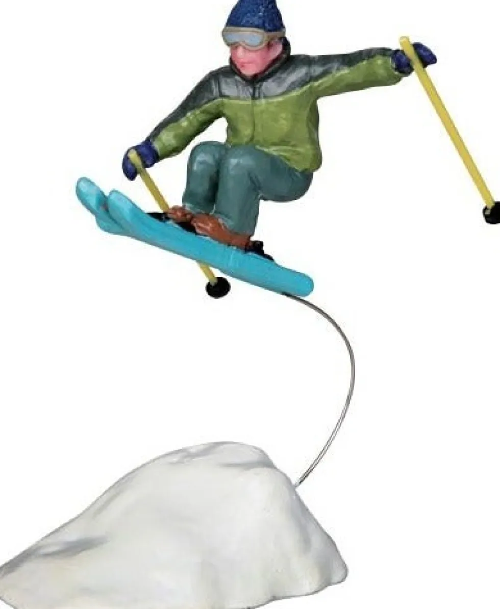 Lemax catching air (skipret) H 10 cm