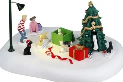 Lemax General kerstdorp christmas cats (kerst katjes) 17,5 x 23,5 x 11,9 cm