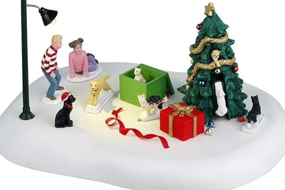 Lemax General kerstdorp christmas cats (kerst katjes) 17,5 x 23,5 x 11,9 cm
