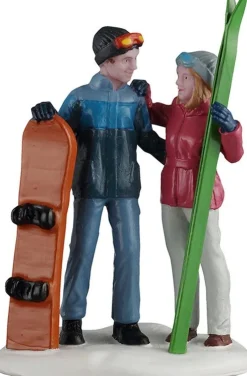 Lemax General kerstdorpminiatuur winter date (ski date) 3,7 x 5,3 x 7,5 cm