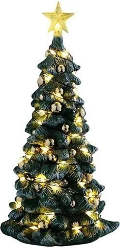 Lemax General kerstdorpminiatuur joyful christmas tree (kerstboom) 10,2 x 10,2 x 19,1 cm