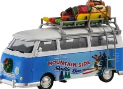 Lemax General kerstdorpminiatuur ski van (ski busje) 5,5 x 11,8 x 6,5 cm