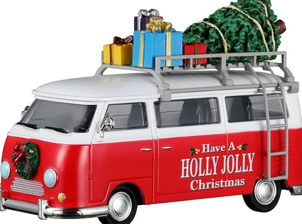 Lemax General kerstdorpminiatuur christmas van (ski busje) 5,4 x 11,9 x 7,8 cm