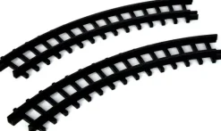 Lemax General kerstdorpminiatuur track curved (treinrails bocht) 53 x 4,4 x 1,2 cm 2 stuks