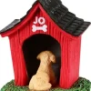 Lemax General kerstdorpminiatuur welcome to dogtown (hondenhok) 5 x 4,5 x 5,7 cm