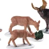 Lemax General kerstdorpminiatuur wild animals (bosdieren) 29,4 x 4 x 7,6 cm 5 stuks