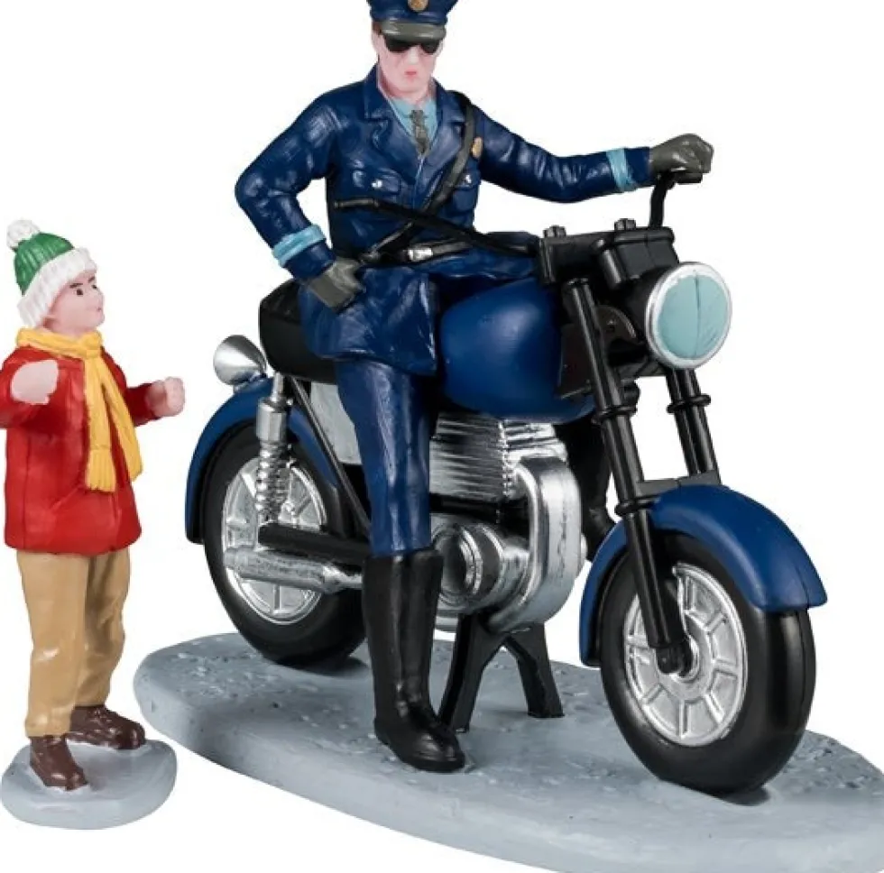 Lemax General kerstdorpminiatuur police officer (politie agent) 4,3 x 12 x 7,5 cm 2-delig