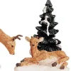 Lemax General kerstdorpminiatuur dad and fawns (herten) 11 x 5,5 x 6,5 cm 4 stuks