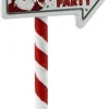 Lemax General kerstdorpminiatuur christmas party sign (kerstfeest paal) 4,5 x 3,1 x 7 cm