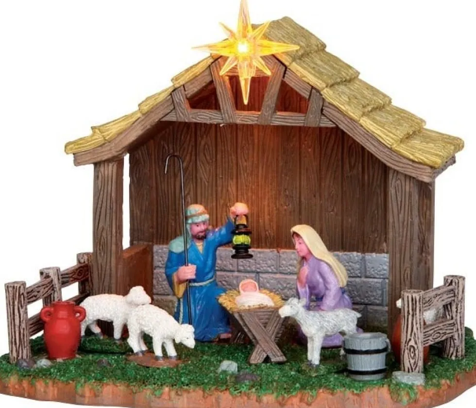 Lemax General kerststal nativity scene 17 x 12 x 13 cm
