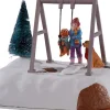 Lemax Harvest Crossing kerstdorpminiatuur puppy gets a swing ride (hond op schommel) 15,3 x 12 x 11 cm