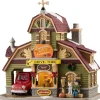 Lemax Harvest Crossing kersthuisje pumpkin spice & coffee (koffie café) 20,5 x 19,7 x 10 cm