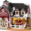 Lemax Harvest Crossing kersthuisje red barn veterinary hospital (dierenziekenhuis) 13,6 x 19,1 x 15 cm