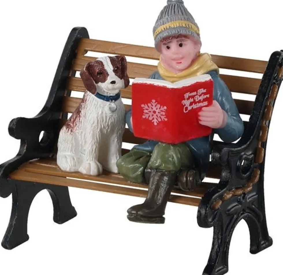 Lemax kerstdorpminiatuur A christmas tale (kerstverhaal) 4,5 x 3,7 x 4,8 cm