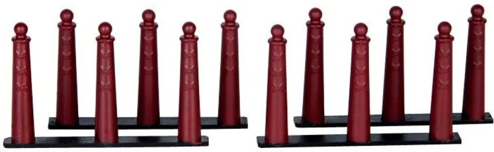 Lemax kerstdorpminiatuur Amsterdammertje 4 stuks H 3,8 cm