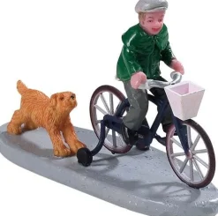 Lemax kerstdorpminiatuur Biking Fun (fietsplezier) 8 x 3 x 5,1 cm