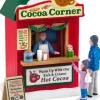 Lemax kerstdorpminiatuur Cocoa Corner (warme chocolademelk kraam) 5,6 x 16,3 x 11 cm 3-delig