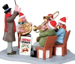 Lemax kerstdorpminiatuur Gazebo Band 11,5 x 8,7 x 8 cm