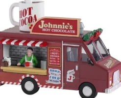 Lemax kerstdorpminiatuur Johnnie's hot chocolate (Johnnie's warme chocolade) 14,5 x 6,6 x 10,9 cm