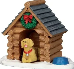 Lemax kerstdorpminiatuur Log Cabin Dog House (hok) 6,2 x 4,6 x 5 cm