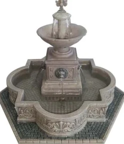 Lemax kerstdorpminiatuur modular plaza fountain (fontein) H 18 cm