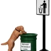 Lemax kerstdorpminiatuur no littering (hond geen rommel) H 8,5 cm