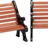 Lemax kerstdorpminiatuur park bench (bank) 2 stuks H 3,5 cm