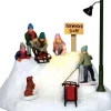 Lemax kerstdorpminiatuur Ready To Launch (sleeën) 17,4 x 15 x 15,8 cm