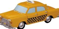Lemax kerstdorpminiatuur taxi cab (taxi) H 4,2 cm