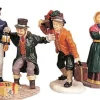 Lemax kerstdorpminiatuur townsfolk figurines (stedelingen) H 7 cm