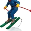 Lemax kerstdorpminiatuur Weekend Skier (skiër) 5,5 x 4,2 x 8,5 cm