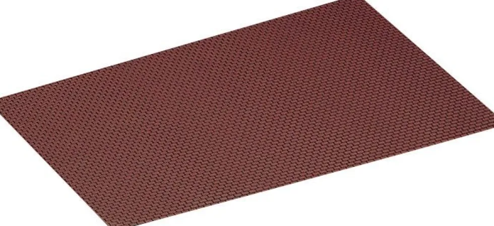 Lemax kerstdorp ondergrond brick mat H 0,1 cm