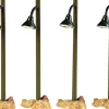 Lemax kerstdorp verlichting rustic street lamp (lamp) set van 4