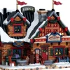 Lemax kersthuisje apres-ski lodge H 17 cm