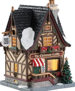 Lemax kersthuisje Christmas Cubby (kerstwinkel) H 20 cm