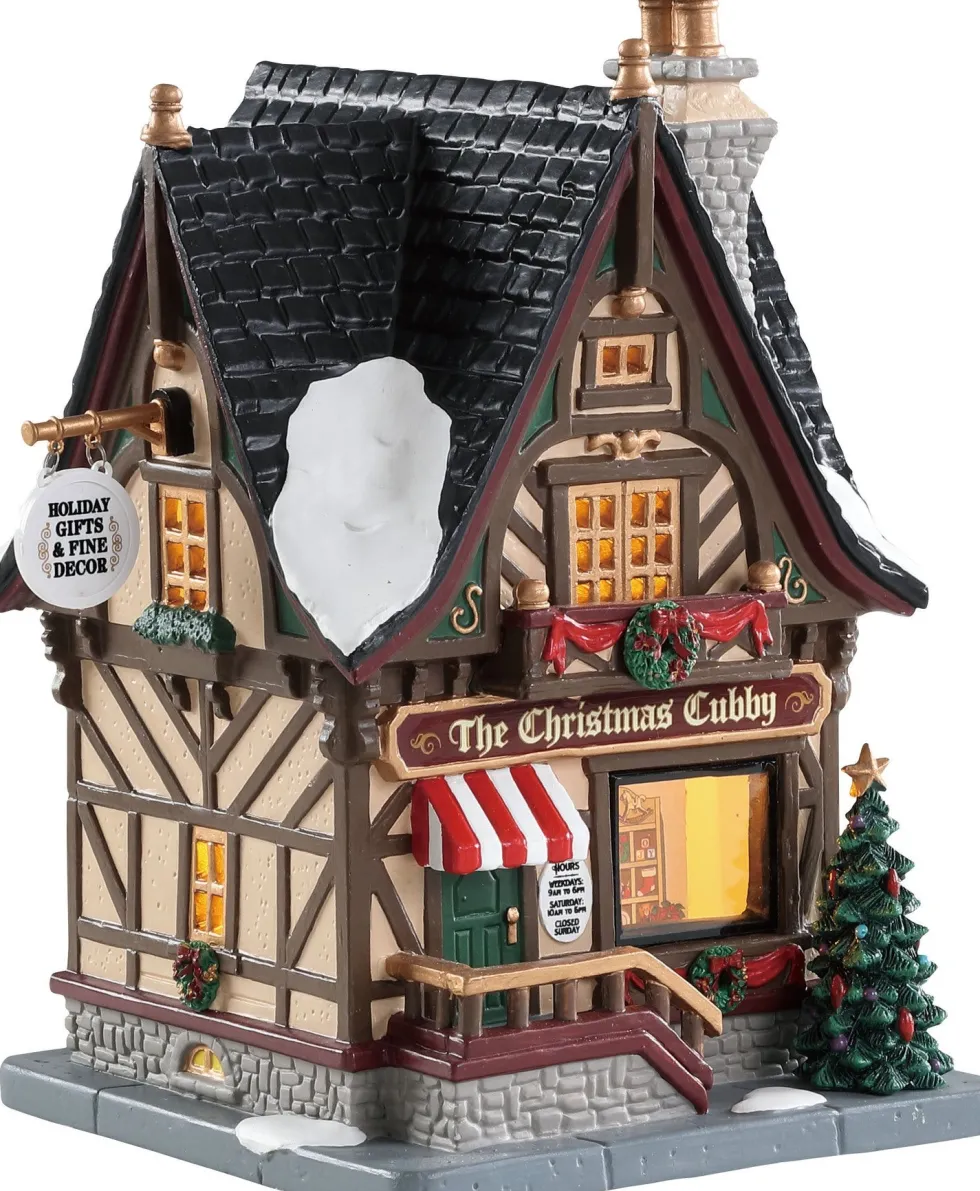 Lemax kersthuisje Christmas Cubby (kerstwinkel) H 20 cm
