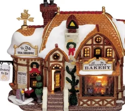 Lemax kersthuisje Devaney's bakery (bakkerswinkel) H 14,3 cm