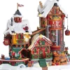 Lemax kersthuisje elf made toy factory (speelgoedfabriek) 30 x 26,5 x 18 cm