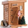Lemax kersthuisje It's Cold Out There (sauna) 9,3 x 8,1 x 10,5 cm