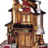 Lemax kersthuisje Lucy's chocolate shop (chocoladewinkel) H 18 cm