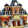 Lemax kersthuisje main terminal train station (centraal station) H 21,3 cm
