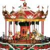 Lemax kersthuisje Santa carousel (carrousel) H 26,8 cm