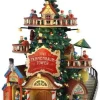 Lemax Santa's Wonderland kersthuisje tannenbaum tower (dennenboom toren) 22 x 20 x 30,5 cm