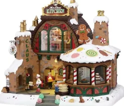Lemax Santa's Wonderland kersthuisje Mrs. Claus' Kitchen (keuken kerstvrouw) 27 x 20,8 x 24 cm
