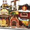 Lemax Santa's Wonderland kerstdorp holly jolly chocolatier (chocoladefabriek) 34,2 x 23,4 x 38,4 cm