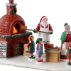 Lemax Santa's Wonderland kerstdorpminiatuur mrs claus gingerbread bake (peperkoek maken) 16,5 x 9 x 11 cm