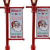 Lemax Santa's Wonderland kerstdorpminiatuur north pole lamppost (noordpool lantaarns) 7 x 2 x 10,2 cm 2 stuks