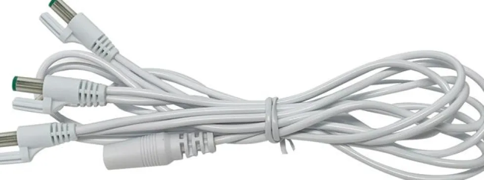 Lemax uitbreidingskabel 3-voudig 1,4 m wit